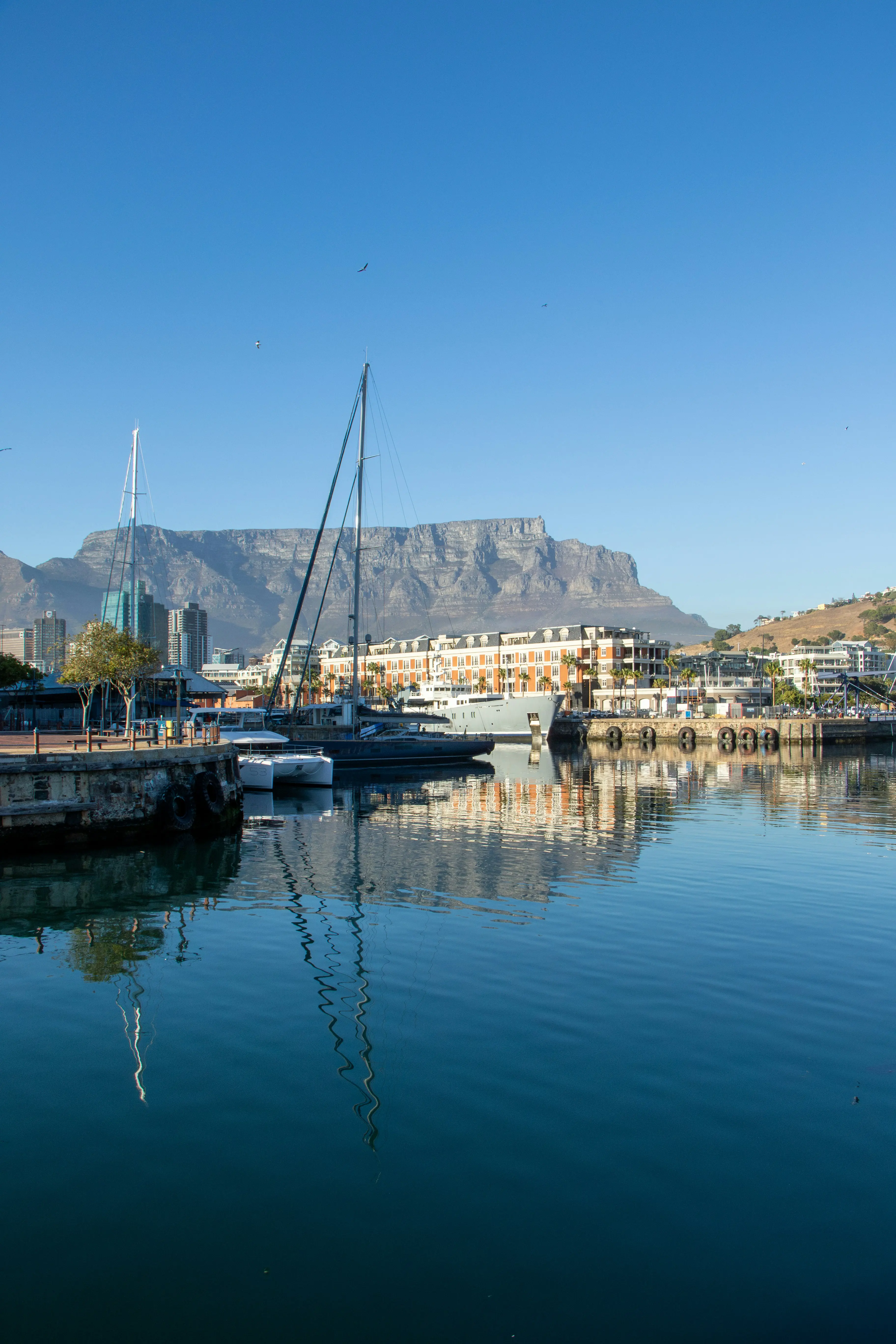Cape Town V&A Waterfront with Table Mountain